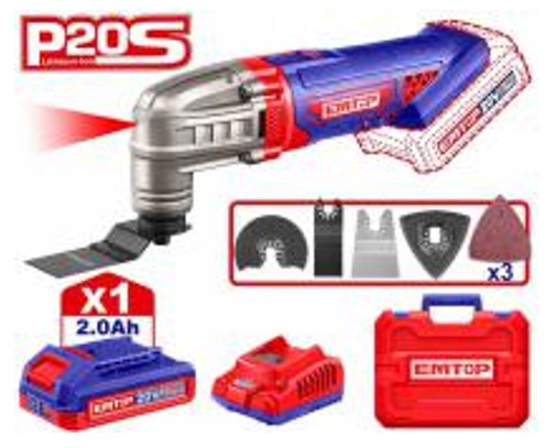 ELMF20221, Cordless multi-tool - 20V, 5000-20000rpm Professional Cordless Power Tool with Battery Charger Kit